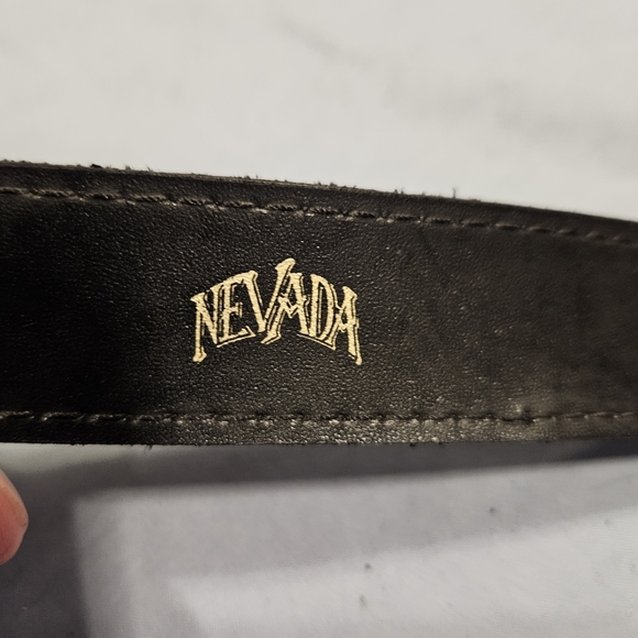 Nevada Girl's black western belt - Picture 4 of 8